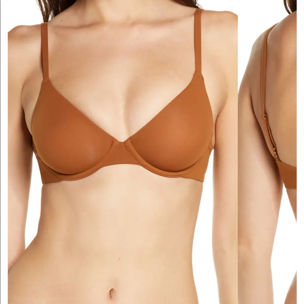 Skims fits everybody unlined bra - copper